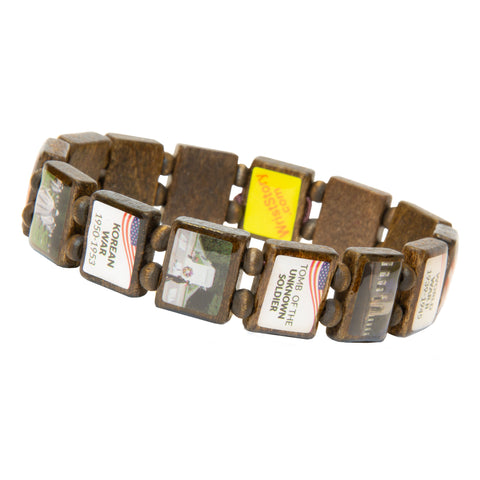 Sample - Honor Flight (14 tile) Bracelet-Wrist Story Products-Wrist Story Products