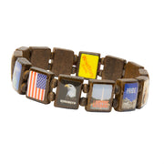 Sample - American Pride (14 tile) Bracelet-Wrist Story Products-Wrist Story Products