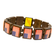 Sample - All American Flag (14 tile) Bracelet-Wrist Story Products-Wrist Story Products