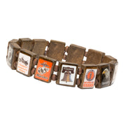 American Veteran (AV 14 tile) - Fundraising Bracelet-Wrist Story Products-100 Pack-Dark Wood-Wrist Story Products