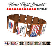 Sample - Honor Flight (12 tile) Bracelet-Wrist Story Products-Wrist Story Products