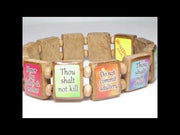 10 Commandments (12 tile) - Fundraising Bracelet